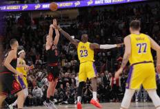 NBA5大超(chāo)远绝杀！吉迪14.3米(mǐ)绝杀湖人，榜首送18.6米(mǐ)神仙球