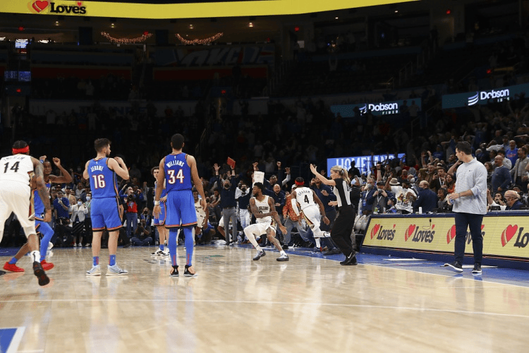 NBA5大超(chāo)远绝杀！吉迪14.3米(mǐ)绝杀湖人，榜首送18.6米(mǐ)神仙球